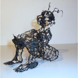 25 x 17 x 16 cm, Draht, Acryllack