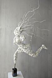 85 x 30 x 40cm, Draht, Putzf�den, Leim, Acryl