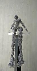 "Waechterin", 80 x 30 x 25cm, Draht, Stahlwatte