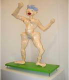 "Helikta", Draht, Kleister, Papier, Acryl, 100 x 80 x 40cm