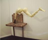 "Ocypete", Diverse Materialien, 62 x 140 x 32cm