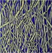 "Wirrungen", 100 x 100cm, Draht, Kleister, Papier, Acryl